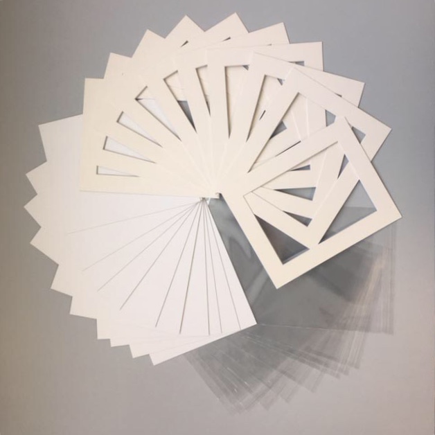 Mount Kits A4 to fit 9”x6” Cream 10 Pack