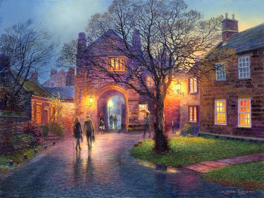 Through the cathedral gatehouse Carlisle