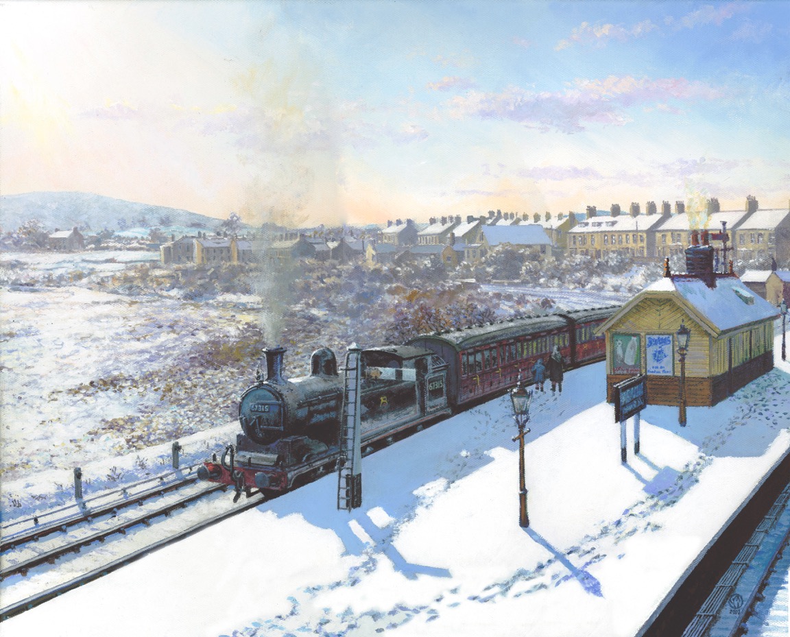 Alston Train on Canvas